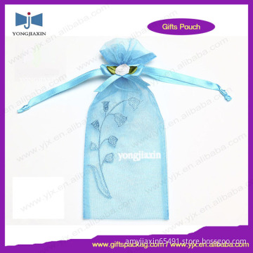 Embroidery organza gift bag